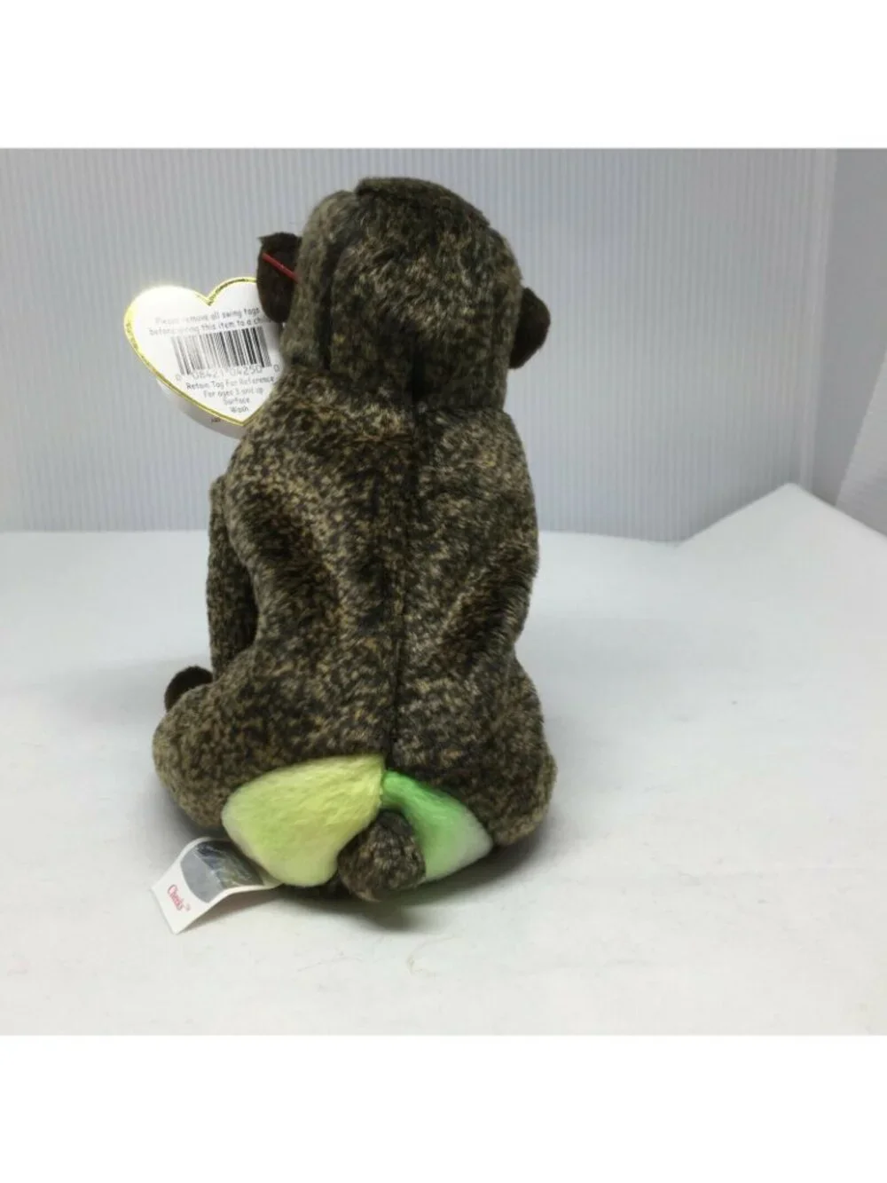 Ty Beanie Baby Cheeks Baboon Plush Stuffed Animal Toy Retired Tag May 18 1999